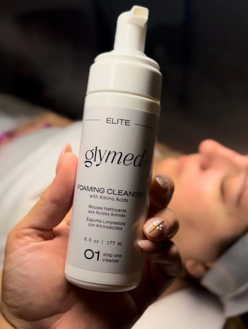 Glymed plus Foaming Cleanser with Amino Acids & Natural Antioxidants 6 Oz/177 Ml Calming Redness Facial Skincare for Sensitive Skin Cleansing Gentle