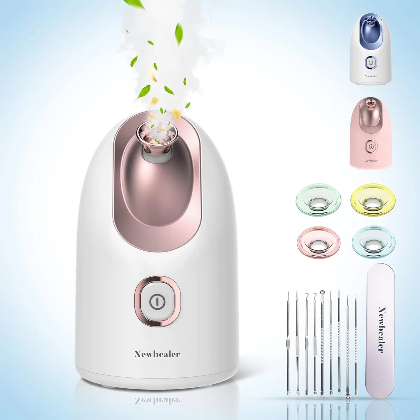 Nano Mist Facial Steamer, Portable Spa Face Humidifier, Face Skincare Steamer, Facial Steamer Warm Mist Humidifier, Nano Facial Care Appliance