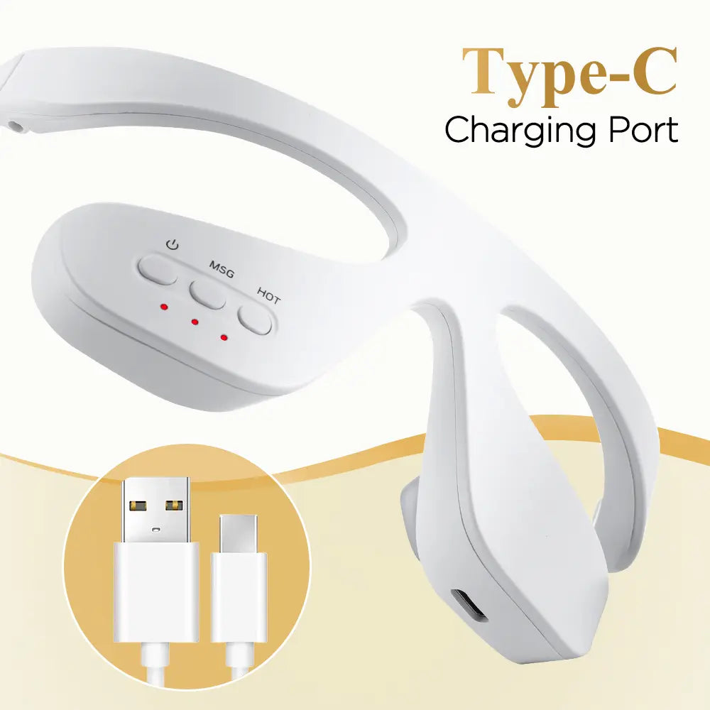 Eye Massager Wearable Heated Eye Care Device, Under-Eye Relax Massage Tool Beauty Device