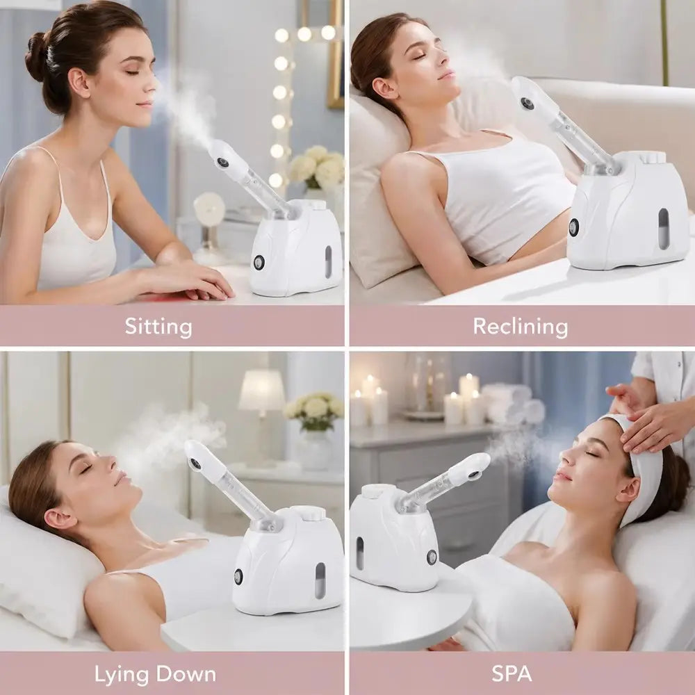 KSKIN Facial Steamer Portable Nano Spray Device, Facial Care Tools, Hot Mist Moisturizer for Face, Boost Skincare Absorption & Keep Skin Glowing