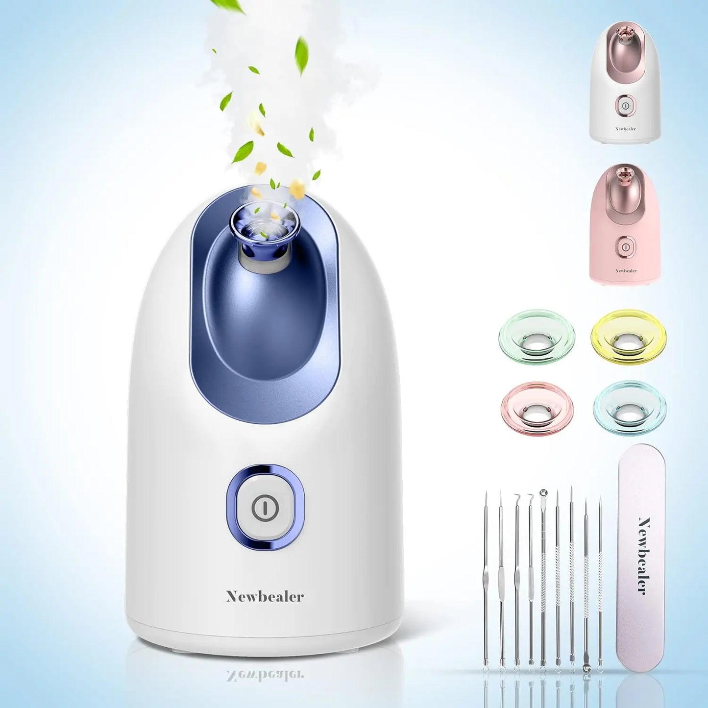 Nano Mist Facial Steamer, Portable Spa Face Humidifier, Face Skincare Steamer, Facial Steamer Warm Mist Humidifier, Nano Facial Care Appliance