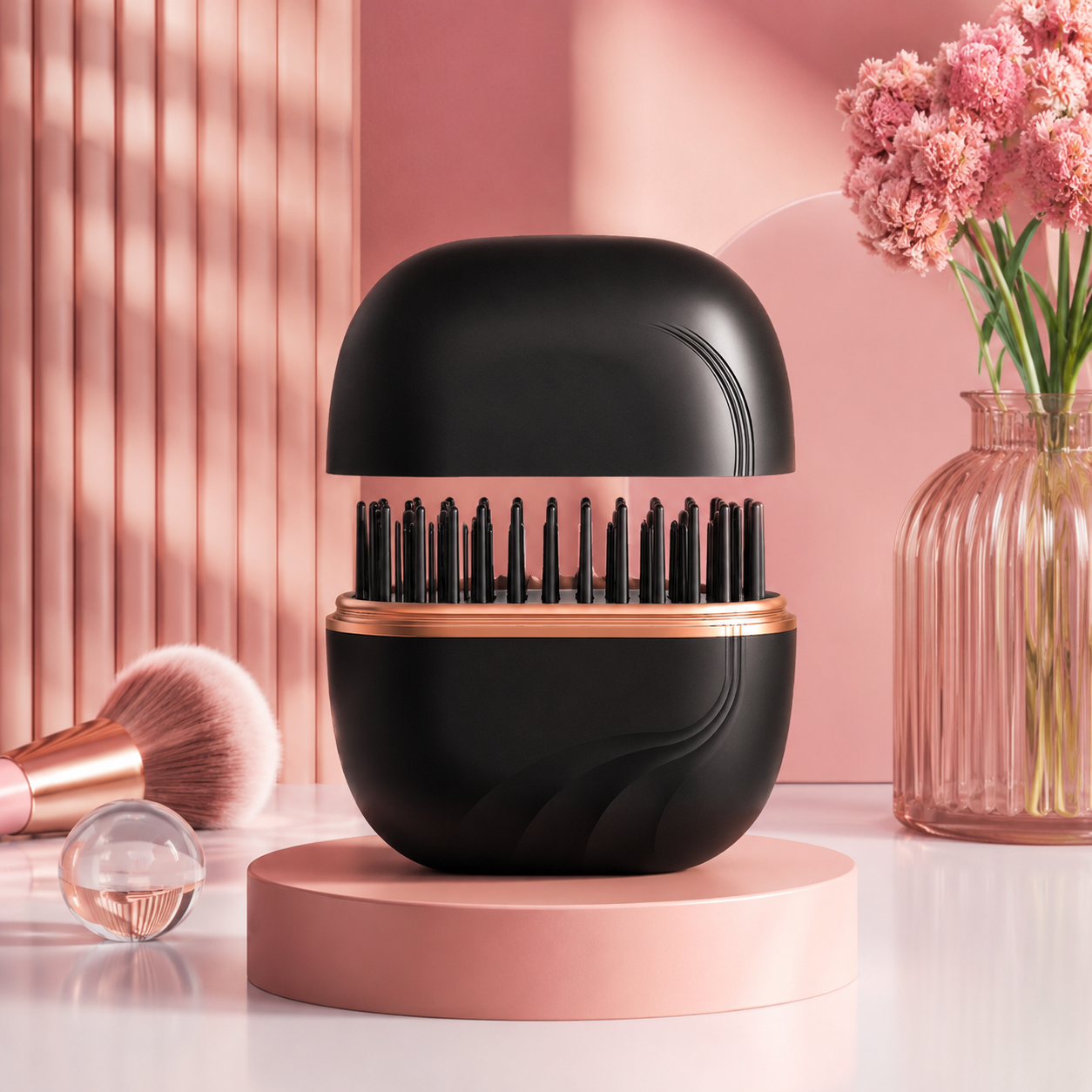 Cordless Mini Hair Straightening Comb