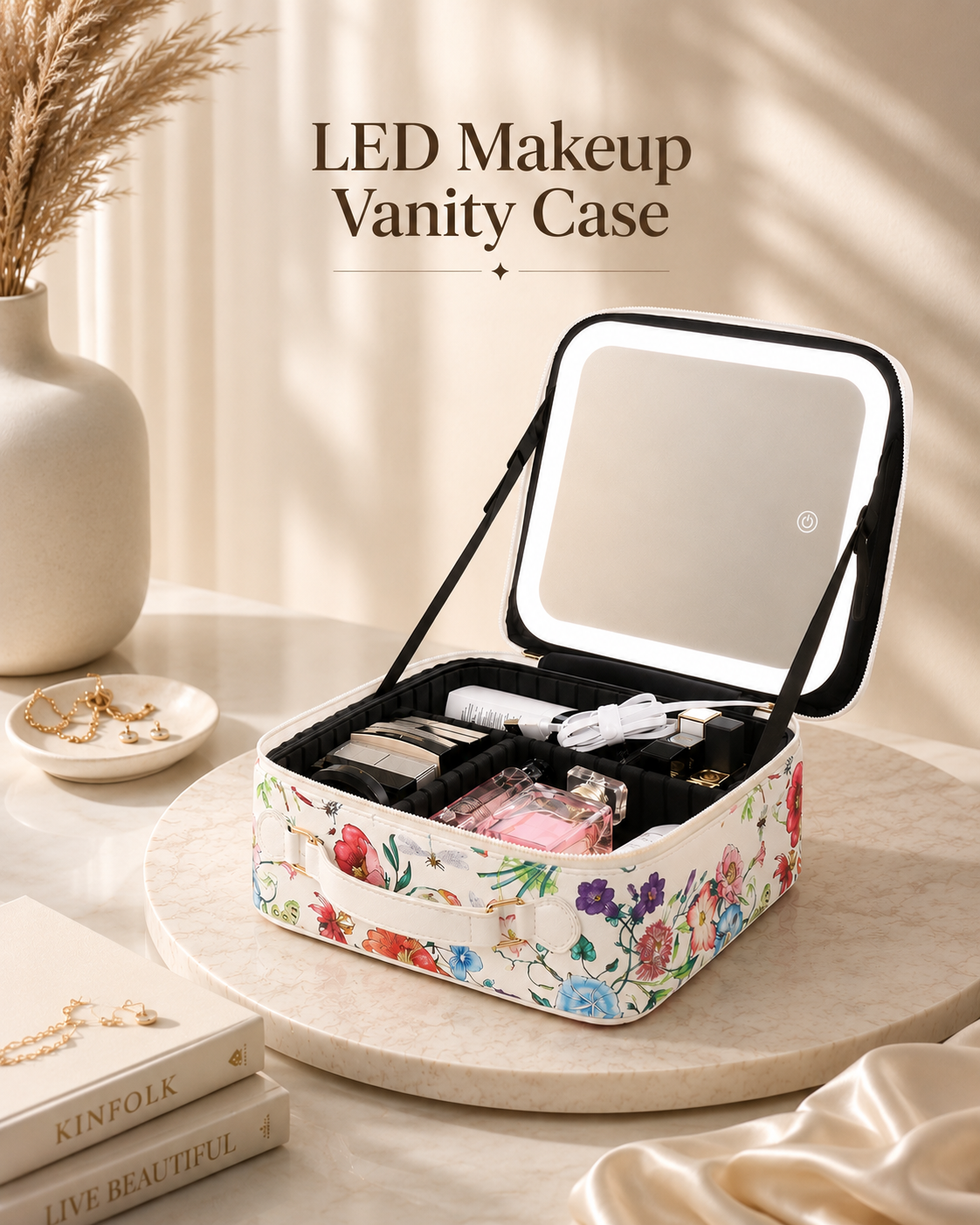 LED Makeup Vanity Case