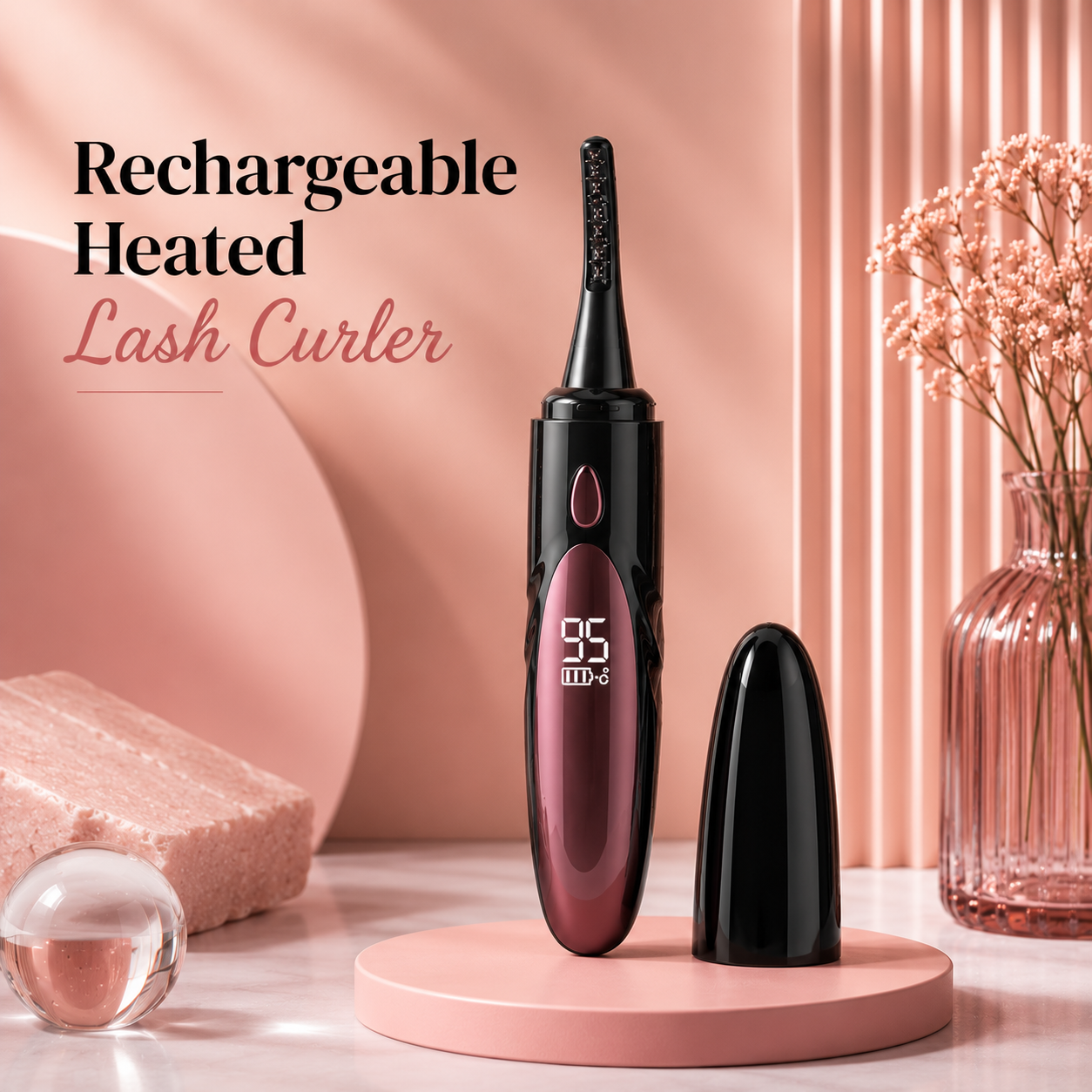 Rechargeable Heated Lash Curler