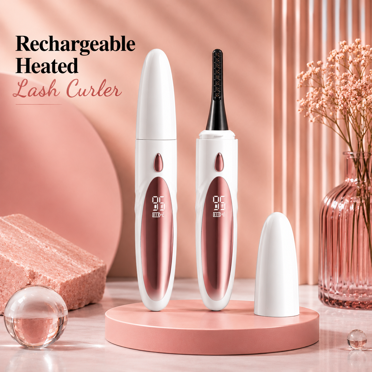 Rechargeable Heated Lash Curler