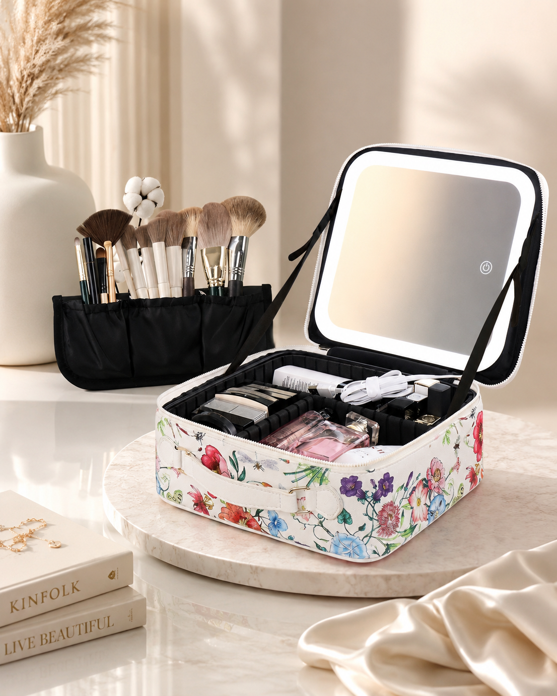 LED Makeup Vanity Case