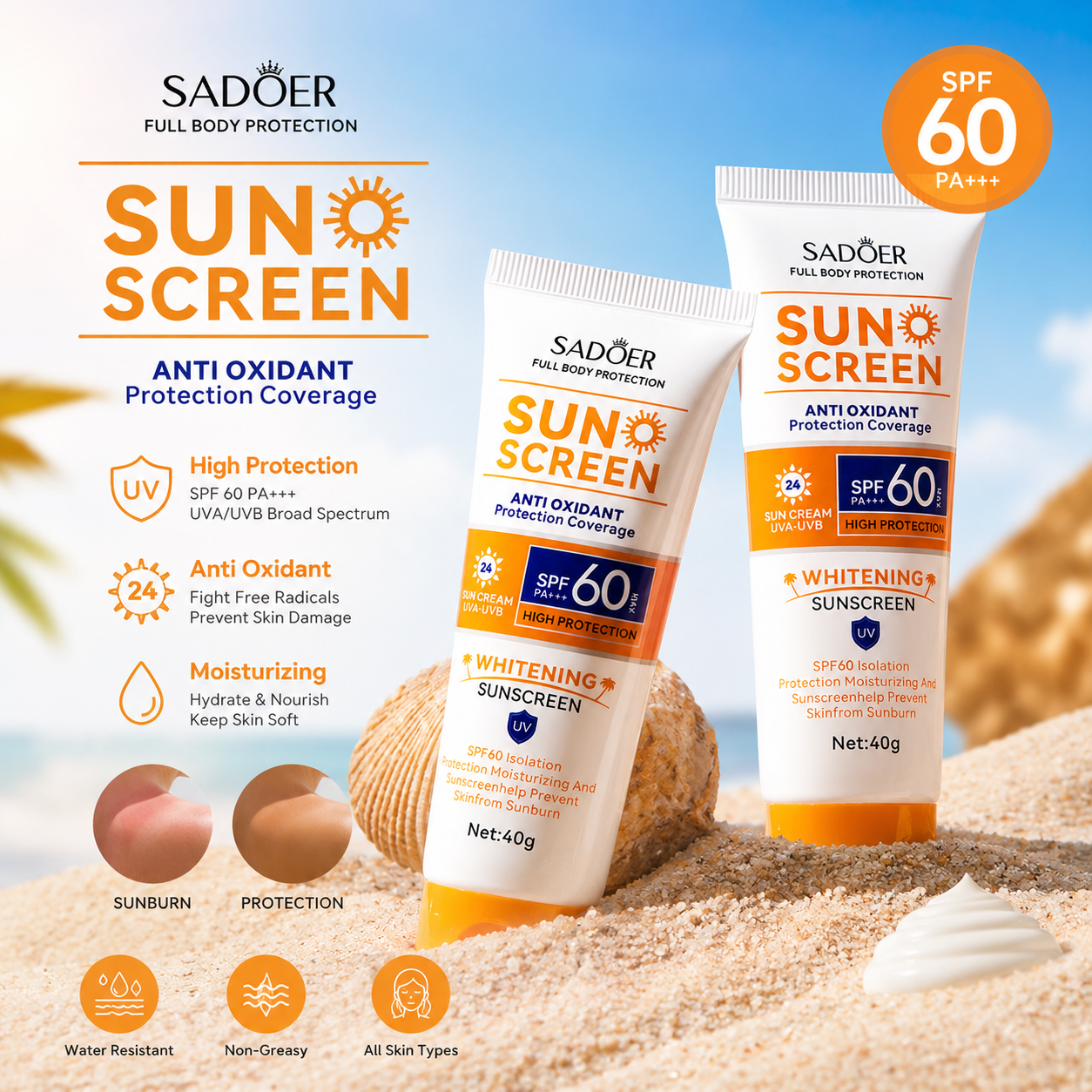 Daily Hydrating Sunscreen SPF 60+ PA+++