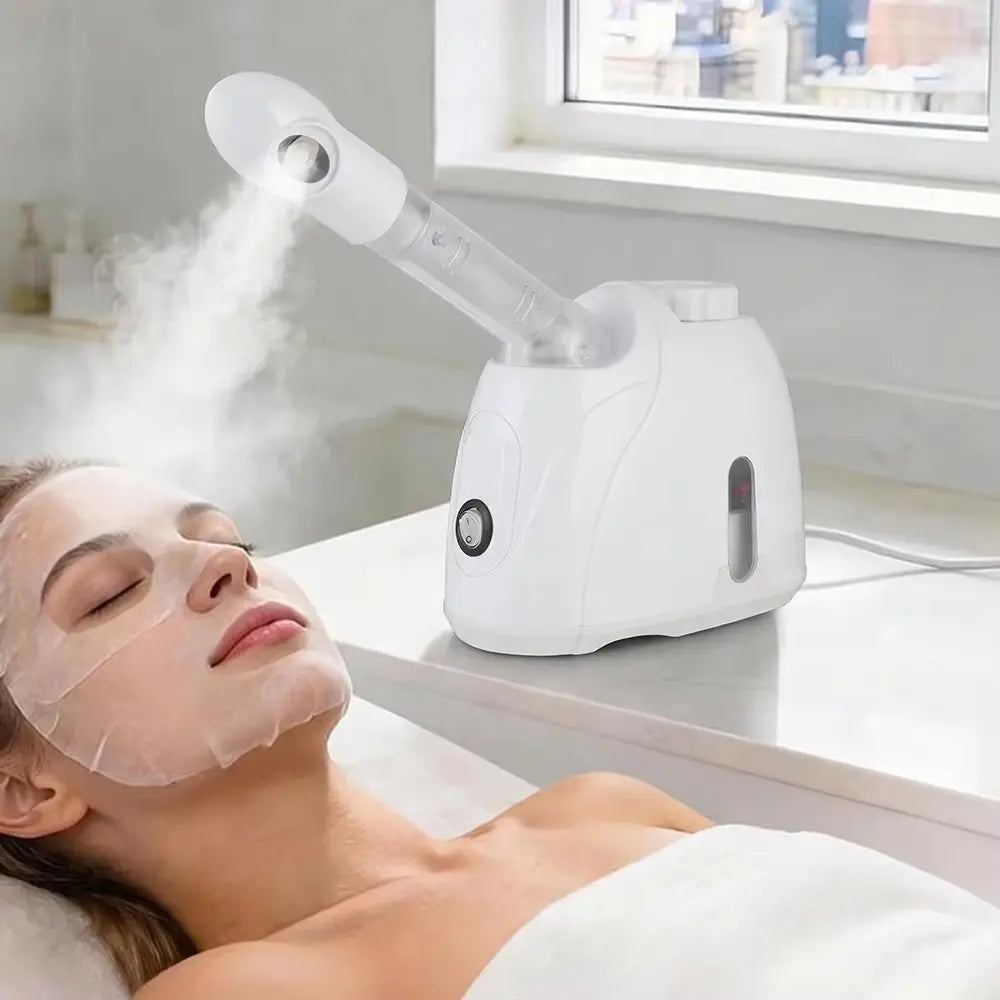 KSKIN Facial Steamer Portable Nano Spray Device, Facial Care Tools, Hot Mist Moisturizer for Face, Boost Skincare Absorption & Keep Skin Glowing