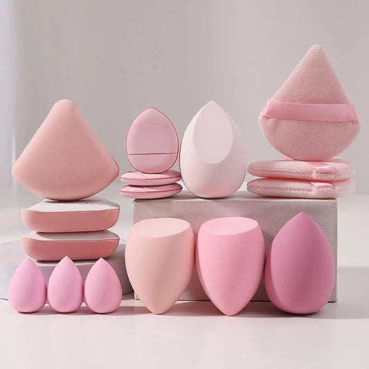 Makeup Sponge & Powder Puff Set, Multifunctional Soft Makeup Sponge & Powder Puff, Makeup Product for Women & Girls