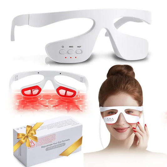 Eye Massager Wearable Heated Eye Care Device, Under-Eye Relax Massage Tool Beauty Device