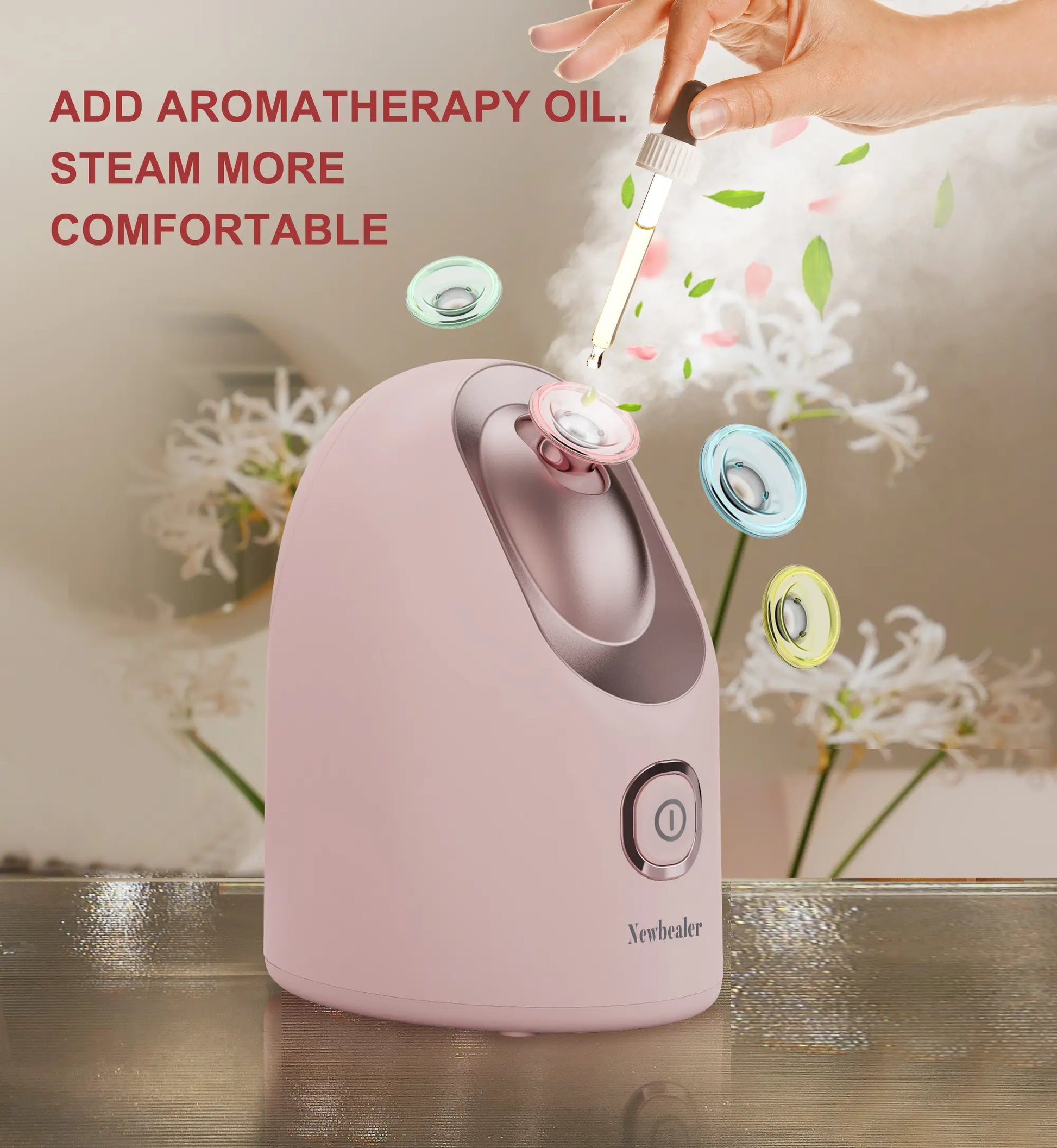 Nano Mist Facial Steamer, Portable Spa Face Humidifier, Face Skincare Steamer, Facial Steamer Warm Mist Humidifier, Nano Facial Care Appliance