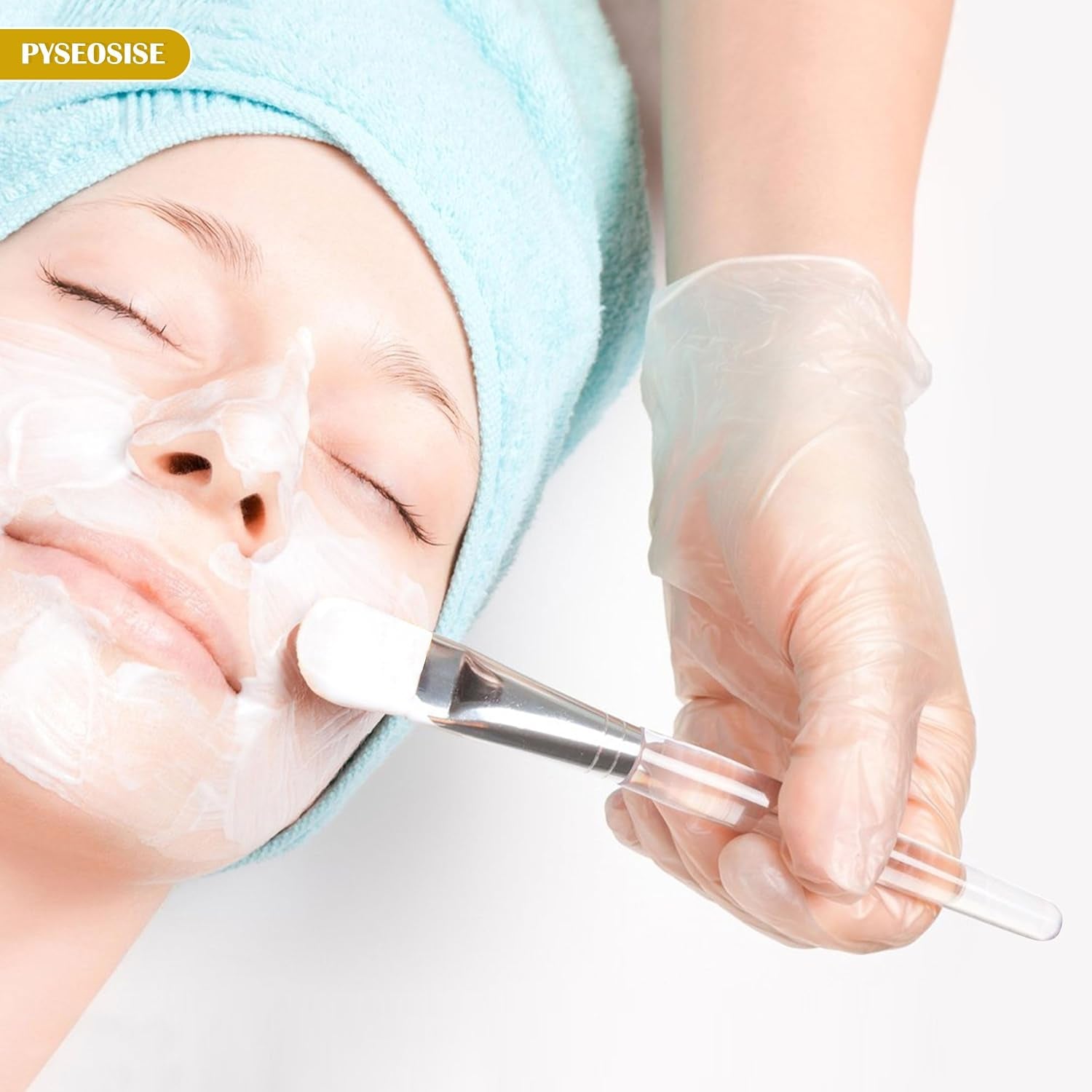 28 Pcs Face Mask Brush, Transparent Facial Mask Brush, Silicone Face Mask Applicator Cosmetic Makeup Brushes Tools Facial Applicator Brushes Beauty Tools for Applying Facial Mask Eye Mask