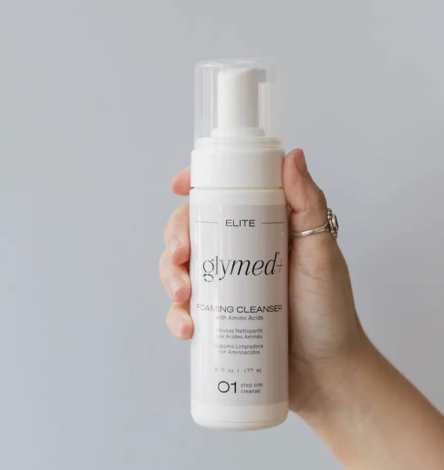 Glymed plus Foaming Cleanser with Amino Acids & Natural Antioxidants 6 Oz/177 Ml Calming Redness Facial Skincare for Sensitive Skin Cleansing Gentle