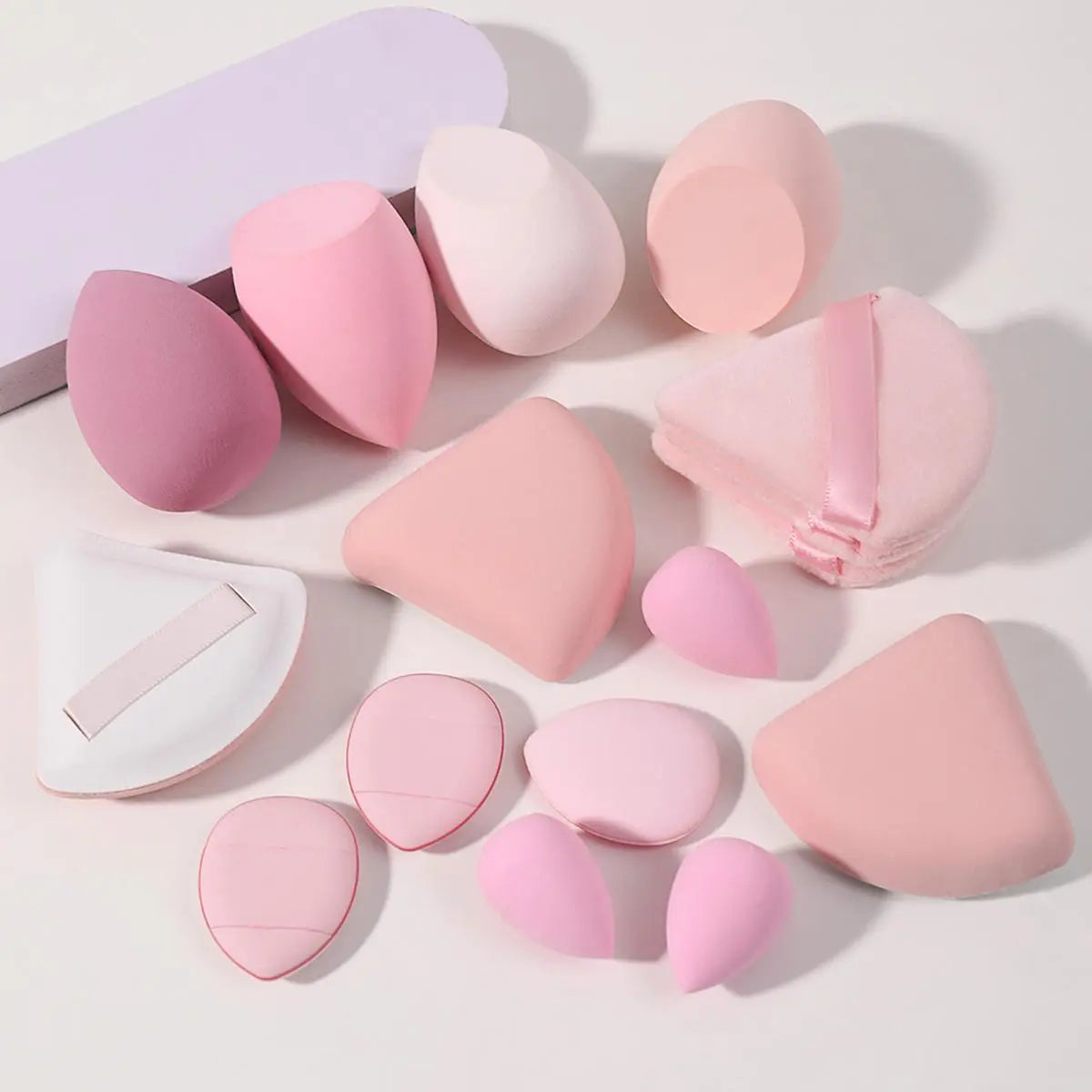 Makeup Sponge & Powder Puff Set, Multifunctional Soft Makeup Sponge & Powder Puff, Makeup Product for Women & Girls